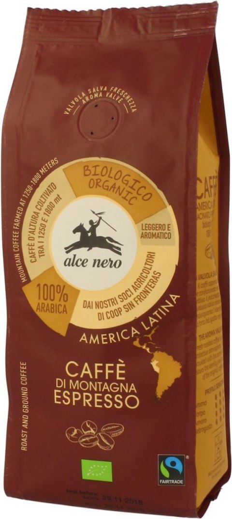 GROUND COFFEE ARABICA ESPRESSO 100 % BIO