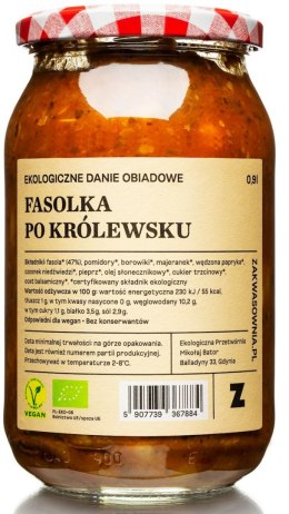 FASOLKA PO KRÓLEWSKU BIO 900 ml - ZAKWASOWNIA