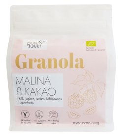GRANOLA MALINA - KAKAO BIO 200 g - PURE & SWEET