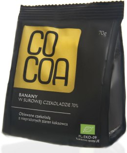 BANANAS IN ORGANIC CHOCOLATE 70 G - COCOA
