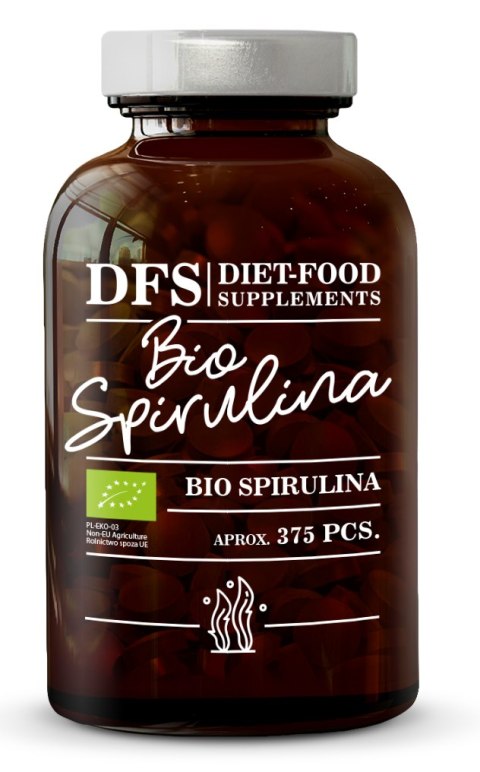 SPIRULINA BIO 375 TABLETEK 150 g (400 mg) - DIET-FOOD