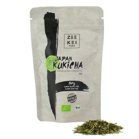 Herbata Zielona Kukicha Japońska BIO 80g