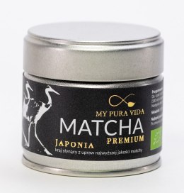Herbata Zielona Matcha Premium Japońska BIO 30g