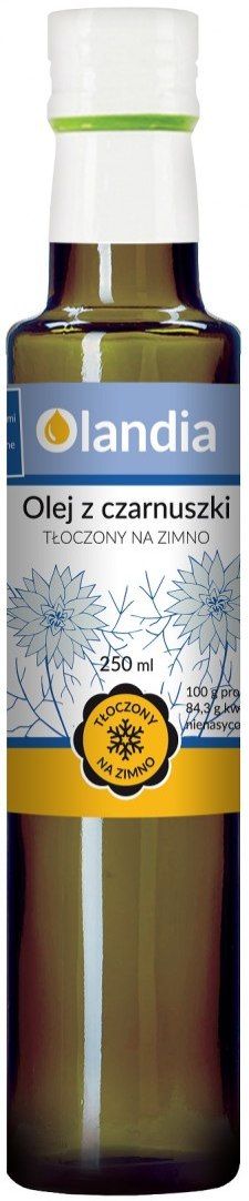 Olej Z Czarnuszki Tłoczony Na Zimno 250ml