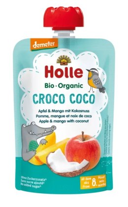 Mus Kokosowy Krokodyl (Jabłko-Mango-Kokos) Bez Cukrów 100g