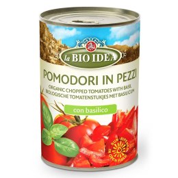 Pomidory Krojone Bazylia BIO 400g(240 G) Puszka