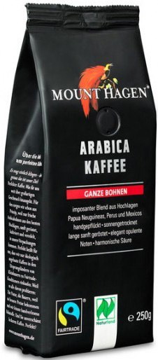ARABICA FAIR TRADE ORGANIC COFFEE BEANS 250 G