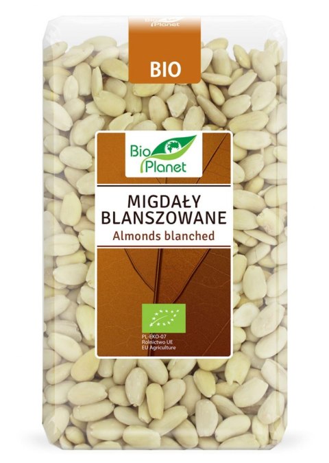 ORGANIC BLANCHED ALMONDS 1 KG