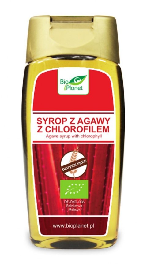 Syrop Z Agawy Z Chlorofilem Bezglut. BIO 350g-Bio Planet