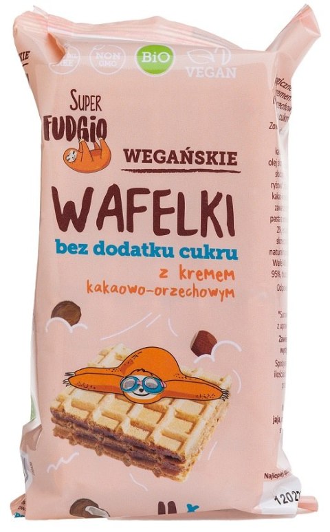 Wafelki Kakaowo-Orzechowe Bez Cukru BIO 120g
