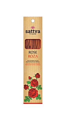 INDIAN INCENSE ROSE (15 PCS) - SATTVA