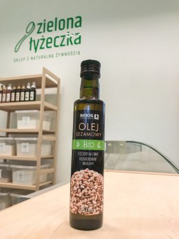 Olej sezamowy tłoczony na zimno BIO 250 ml