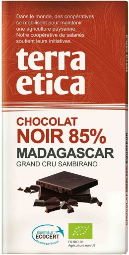 CHOCOLATE 85% MADAGASCAR FAIR TRADE BIO