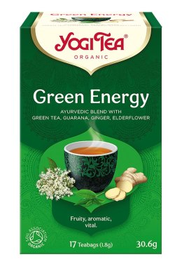 HERBATA ZIELONA ENERGIA (GREEN ENERGY) BIO (17 x 1,8 g) 30,6 g - YOGI TEA