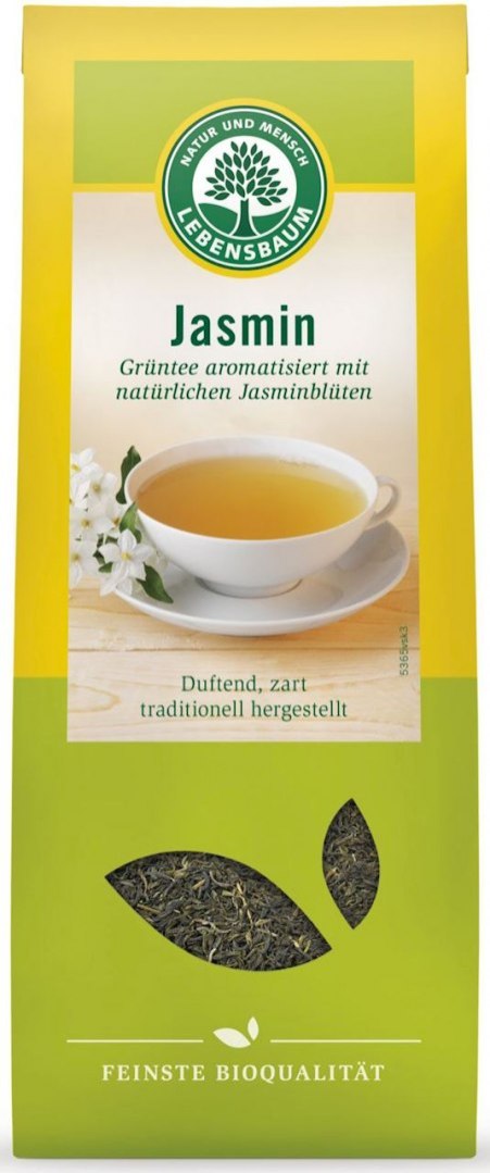 Herbata Zielona Jaśminowa Liściasta BIO 75g