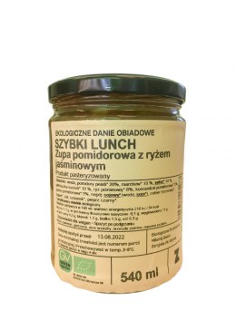 Zupa pomidorowa z ryżem jaśminowym 540 ml BIO - Zakwasownia