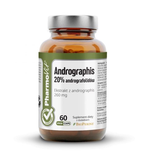 ANDROGRAPHIS GLUTEN-FREE EXTRACT 60 CAPSULES