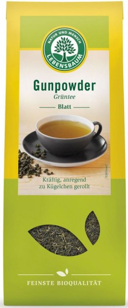 Herbata Zielona Gunpowder Liściasta BIO 100g