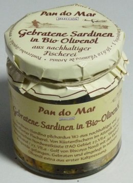 FRIED ORGANIC SARDINES IN OLIVE OIL 220 G